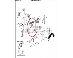 11Q9-40537 Радиатор масляный в сборе (Oil Cooler Assy) Hyundai