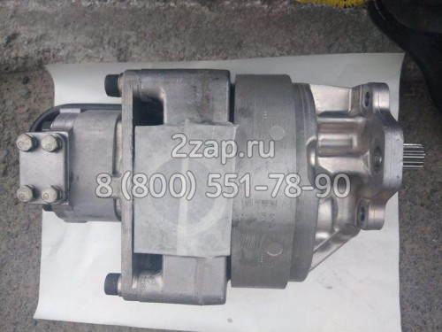 705-52-40130 Гидронасос шестеренный двухсекционный (Pump Ass'y) Komatsu