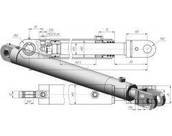 Гидроцилиндр ГЦ-80.56х620.18 (120)